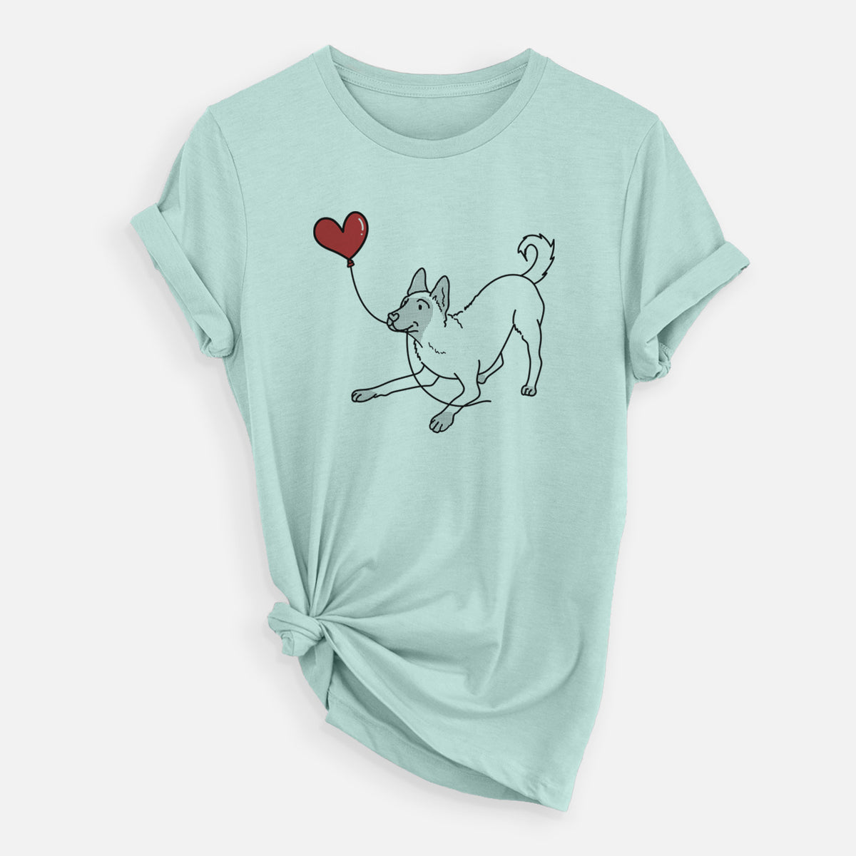 Belgian Malinois Heart String - Unisex Crewneck