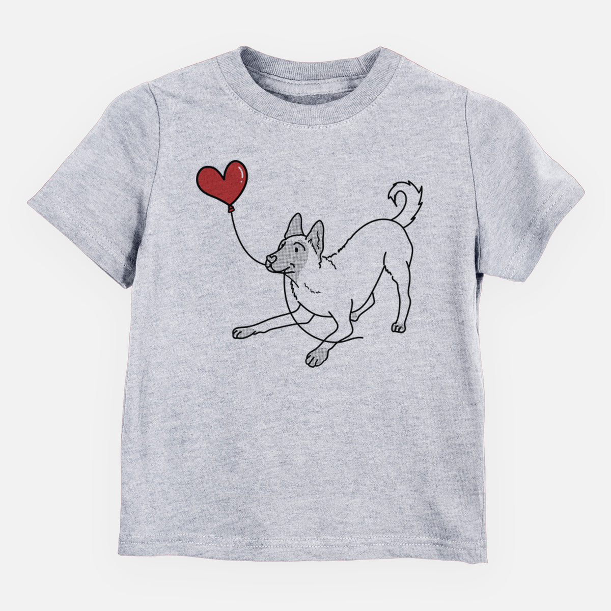 Belgian Malinois Heart String - Kids/Youth/Toddler Shirt