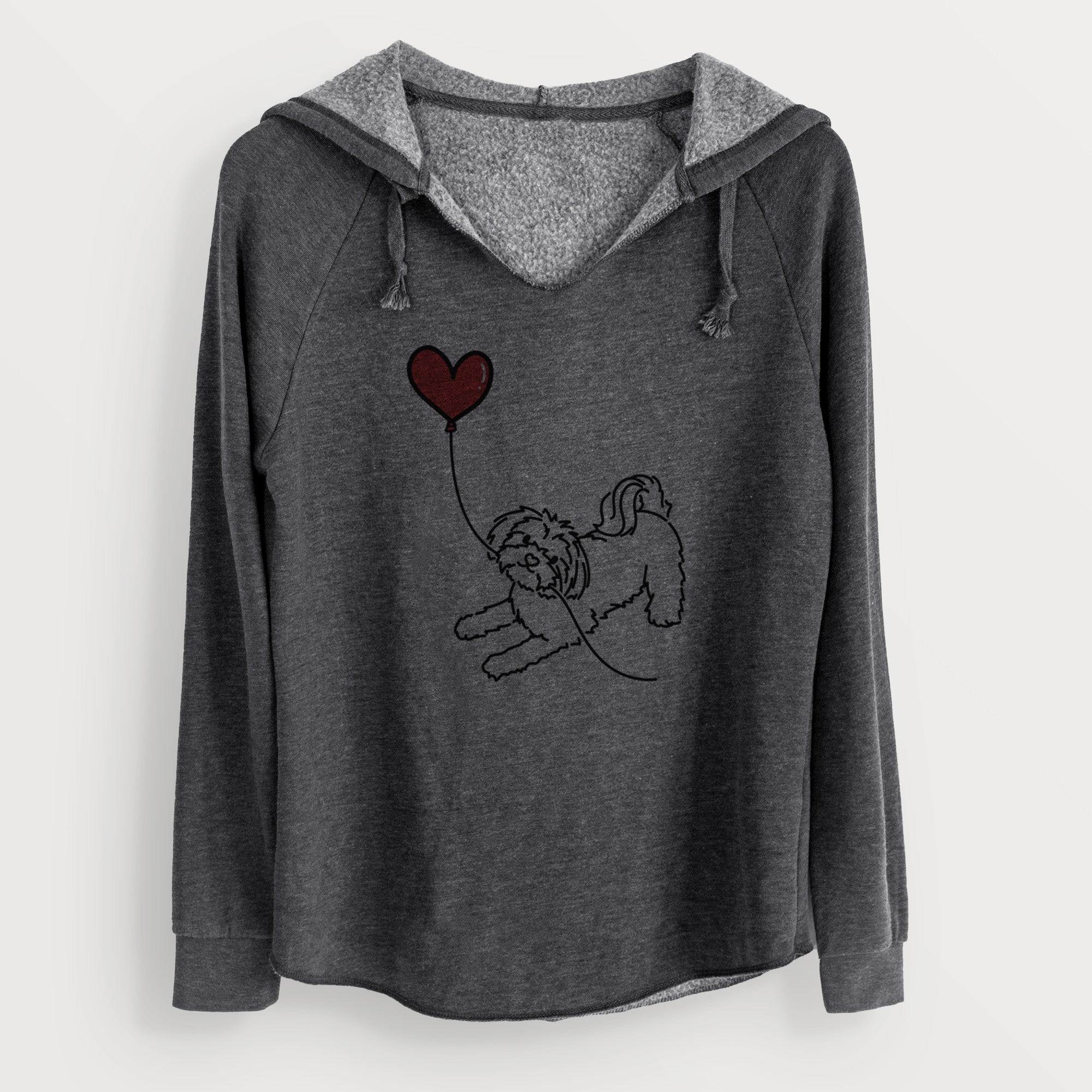 Maltese Heart String - Cali Wave Hooded Sweatshirt