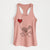 Maltese Heart String - Women's Racerback Tanktop