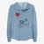 Maltese Heart String- Women's Cali Wave Zip-Up Sweatshirt