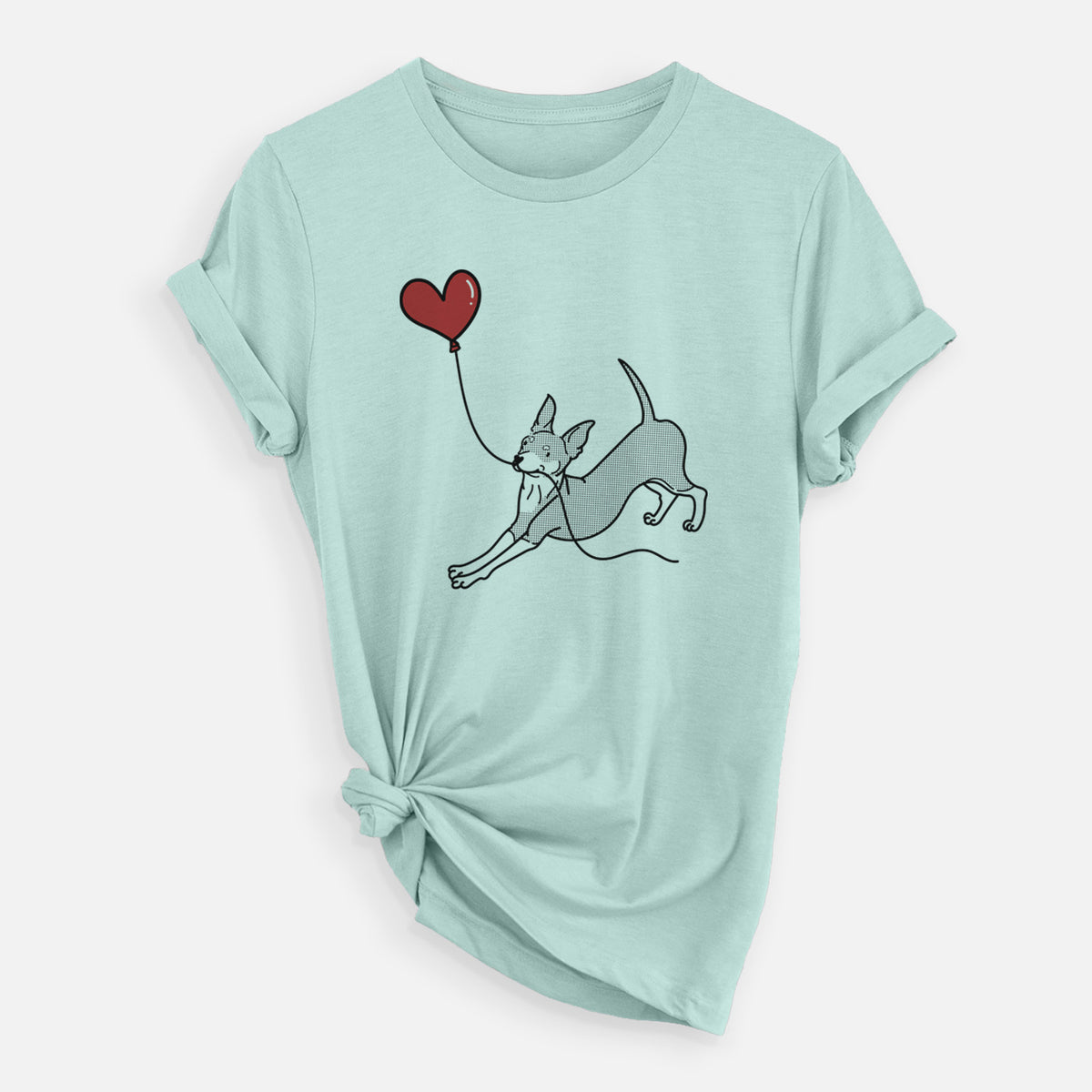 Mini Pinscher Heart String - Unisex Crewneck