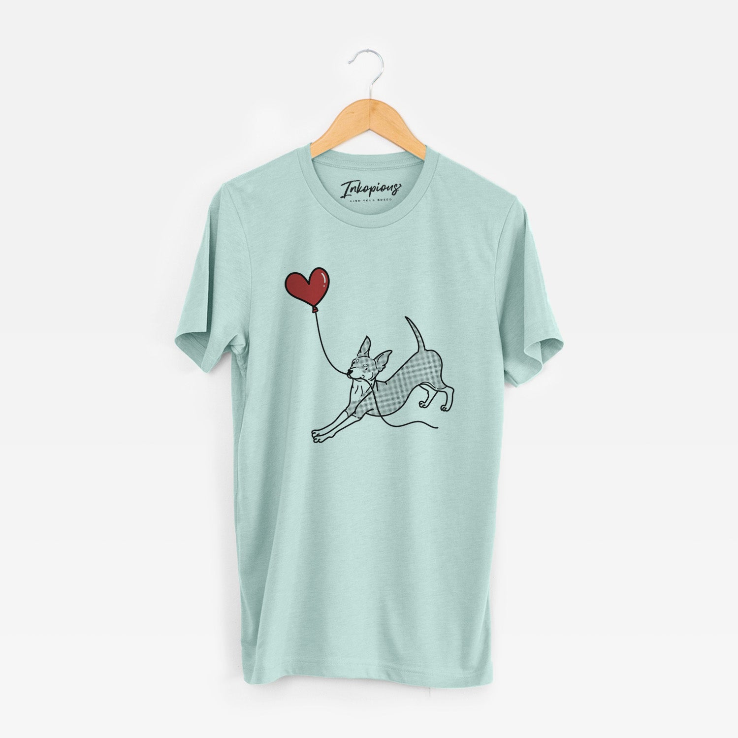 Mini Pinscher Heart String - Unisex Crewneck