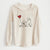 Mini Poodle Heart String - Cali Wave Hooded Sweatshirt