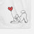 Mini Poodle Heart String -  Decorative Hand Towel