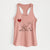 Mini Poodle Heart String - Women's Racerback Tanktop