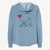 Mini Poodle Heart String- Women's Cali Wave Zip-Up Sweatshirt