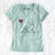 Mini Poodle Heart String - Women's V-neck Shirt