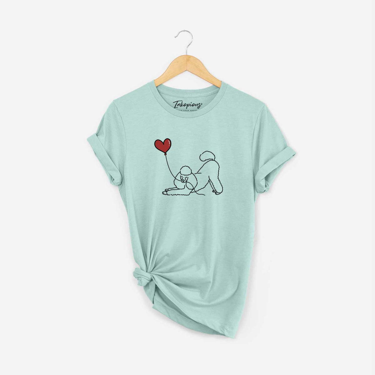 Mini Poodle Heart String - Unisex Crewneck