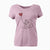 Mini Schnauzer Heart String - Women's V-neck Shirt