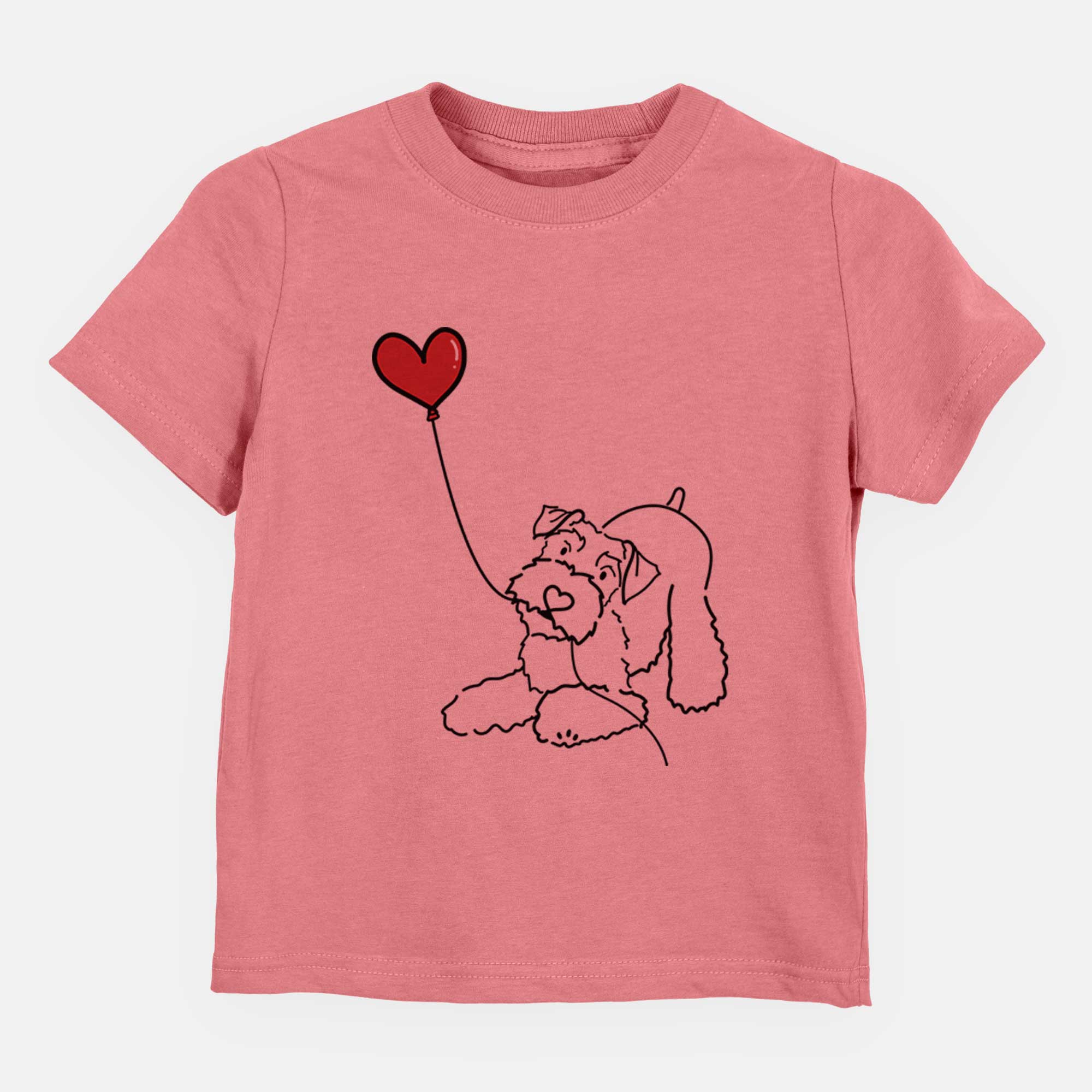 Mini Schnauzer Heart String - Kids/Youth/Toddler Shirt