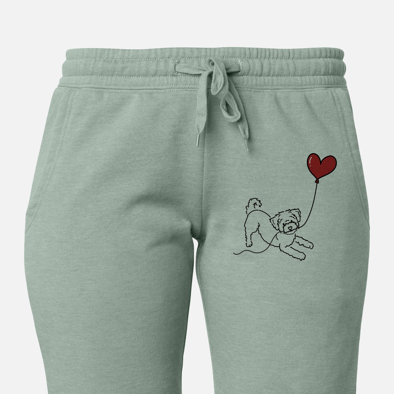 Morkie Heart String - Women's Cali Wave Joggers