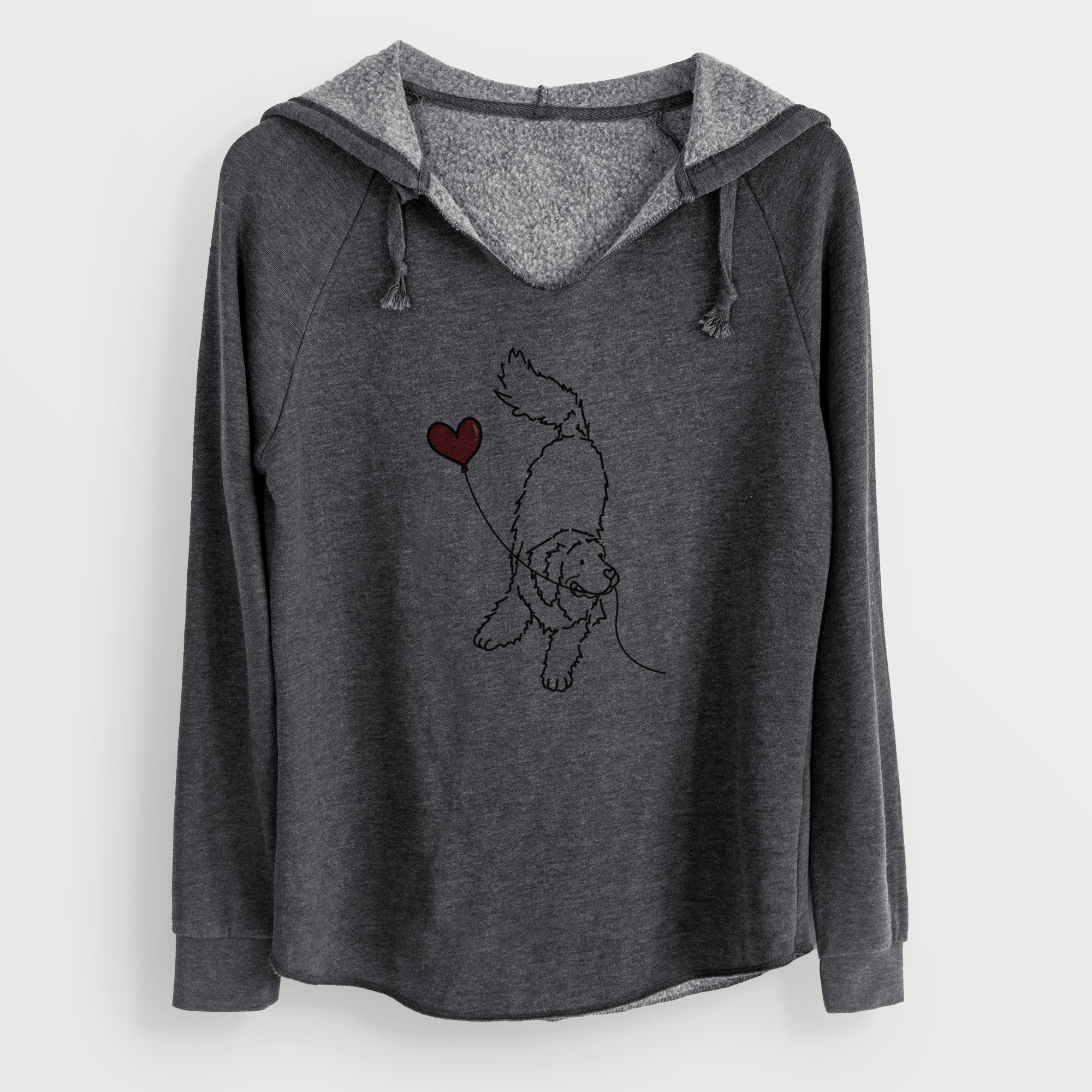 Newfoundland Heart String - Cali Wave Hooded Sweatshirt