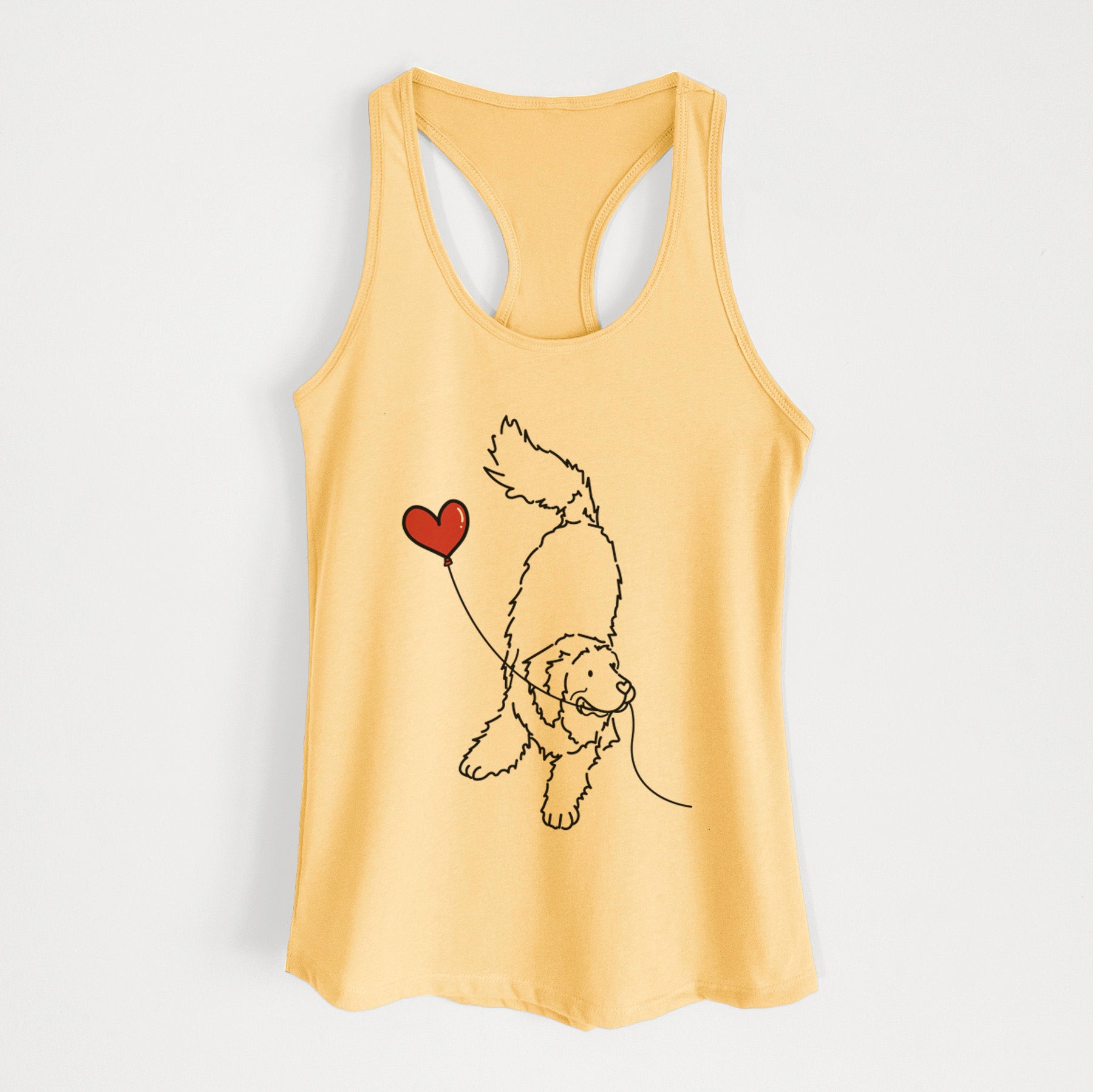 Newfoundland Heart String - Women's Racerback Tanktop