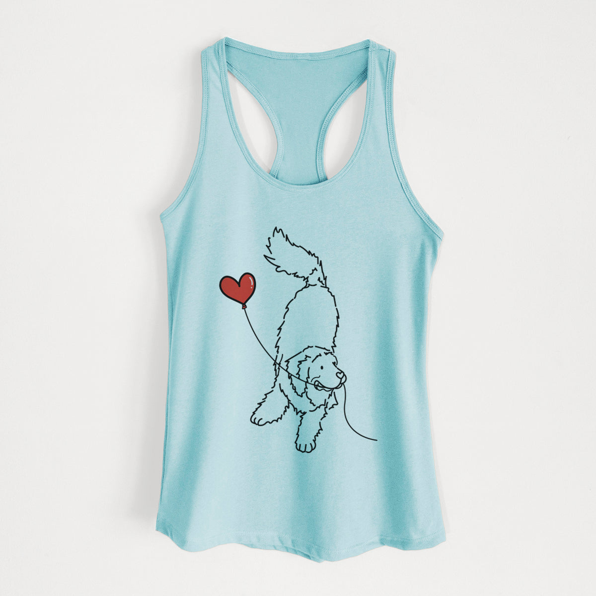 Newfoundland Heart String - Women's Racerback Tanktop