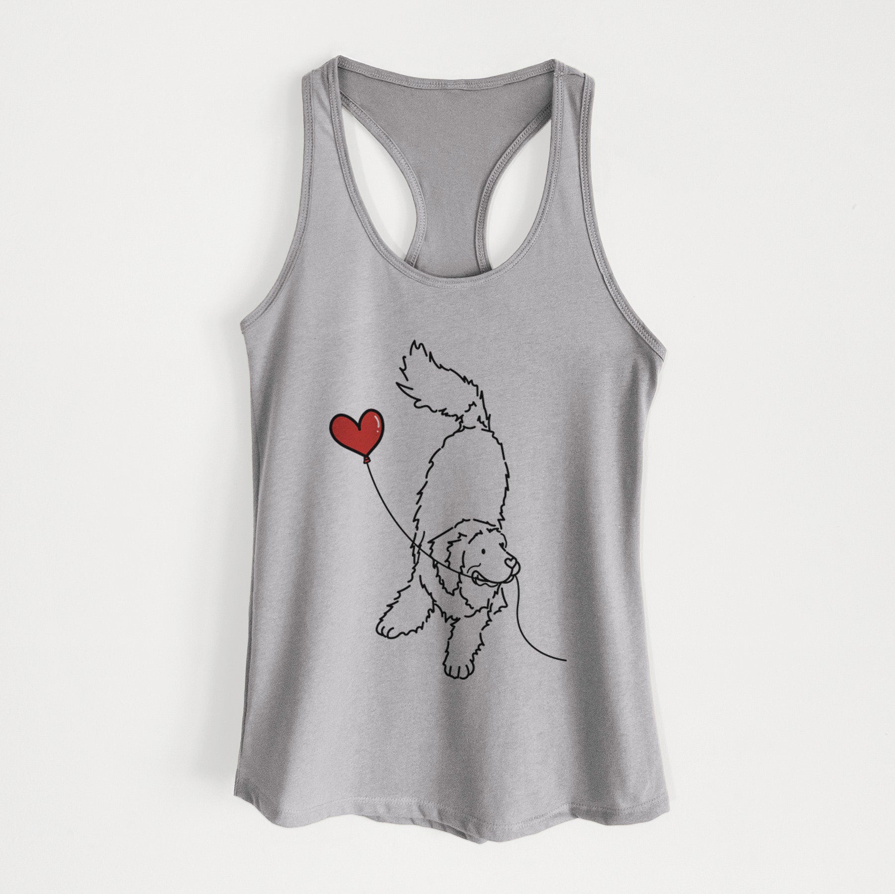 Newfoundland Heart String - Women's Racerback Tanktop