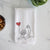 Portuguese Water Dog Heart String -  Decorative Hand Towel