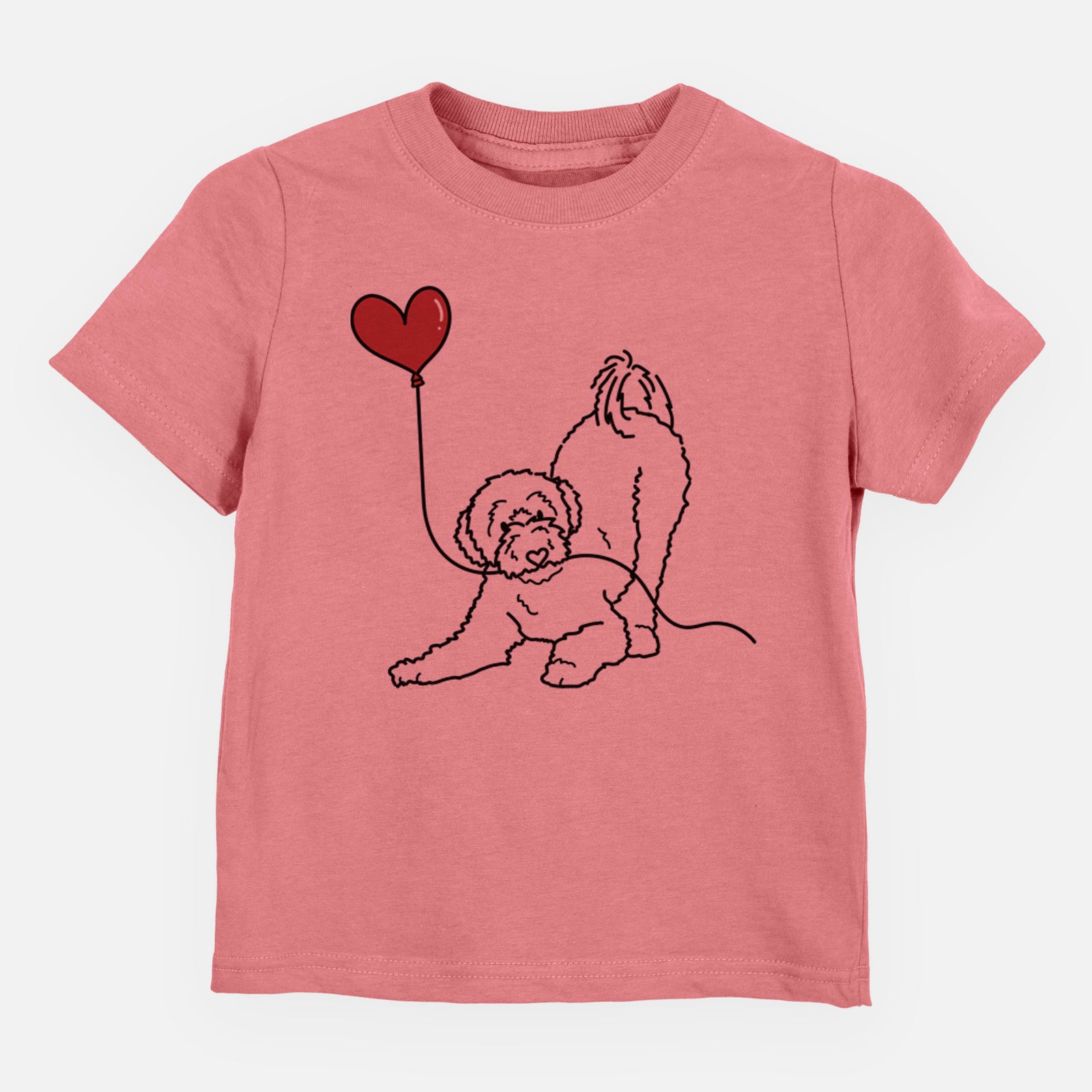 Portuguese Water Dog Heart String - Kids/Youth/Toddler Shirt