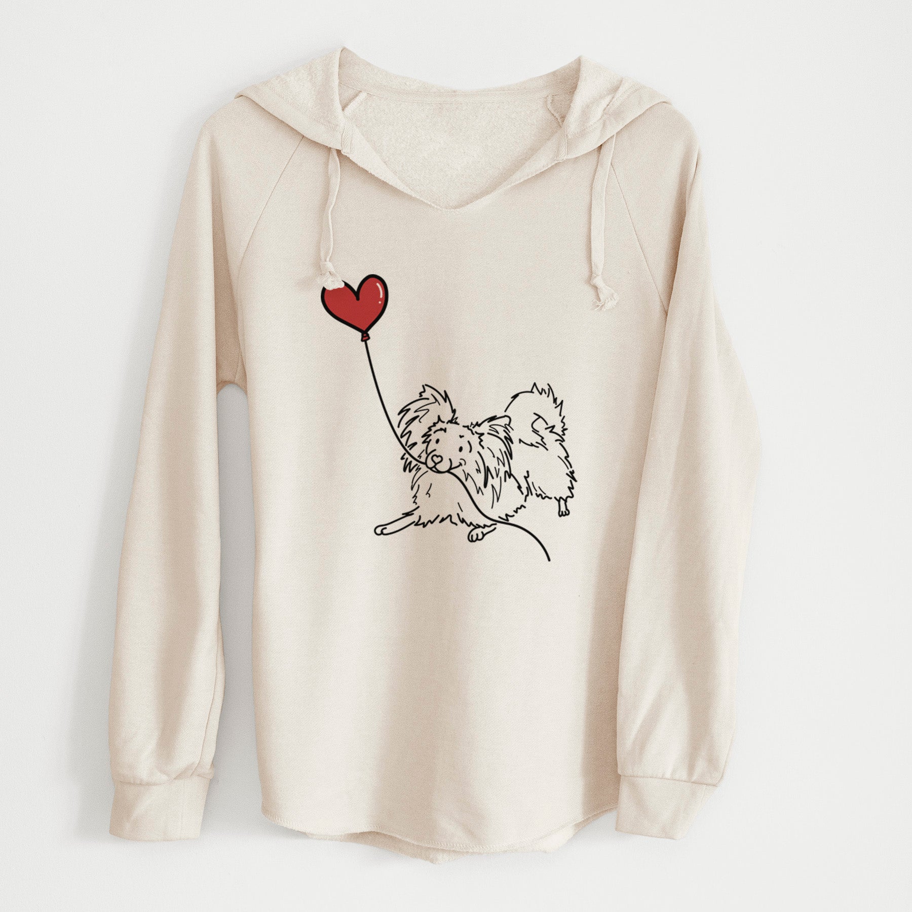 Papillon Heart String - Cali Wave Hooded Sweatshirt