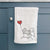 Papillon Heart String -  Decorative Hand Towel