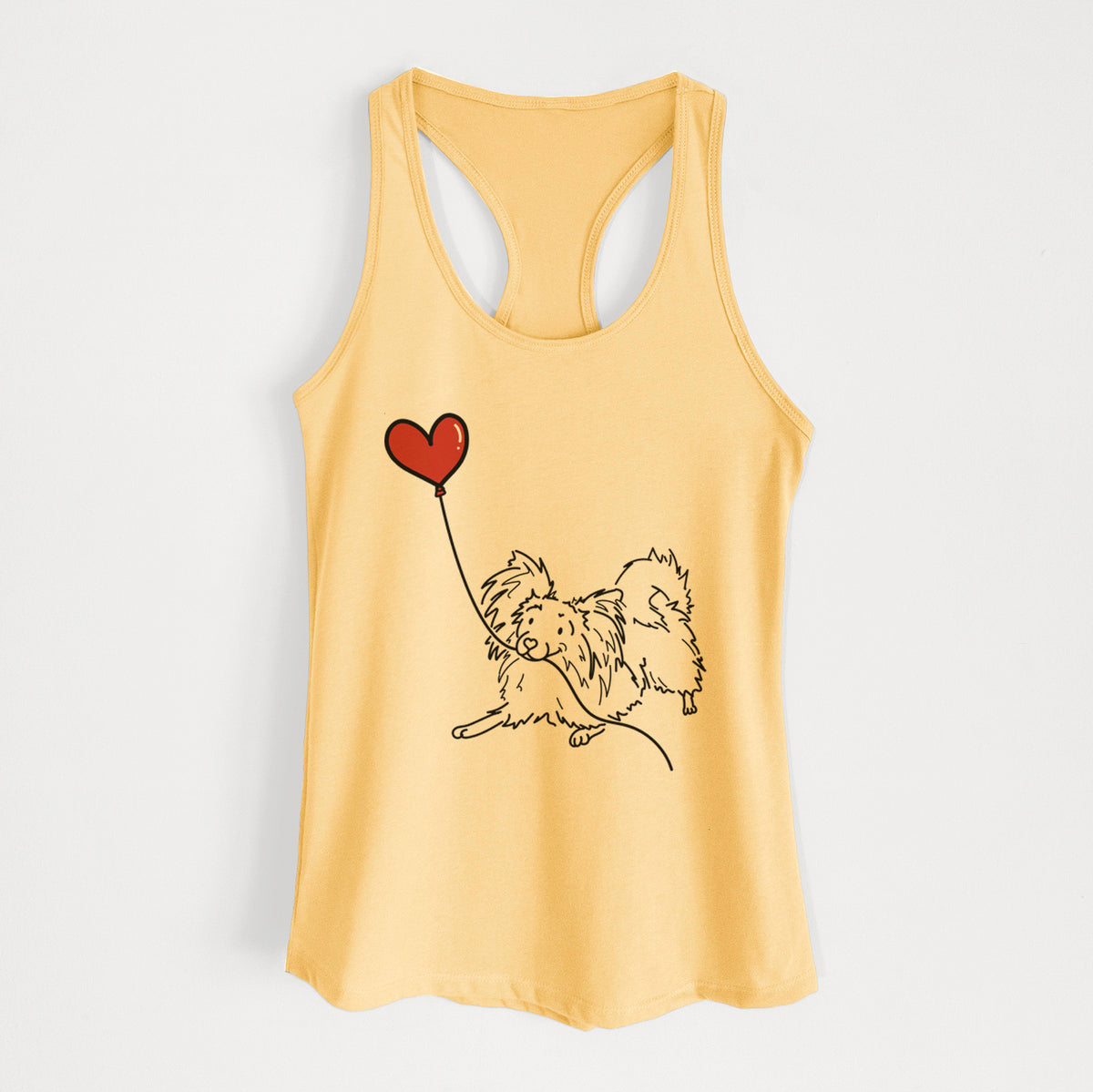 Papillon Heart String - Women's Racerback Tanktop