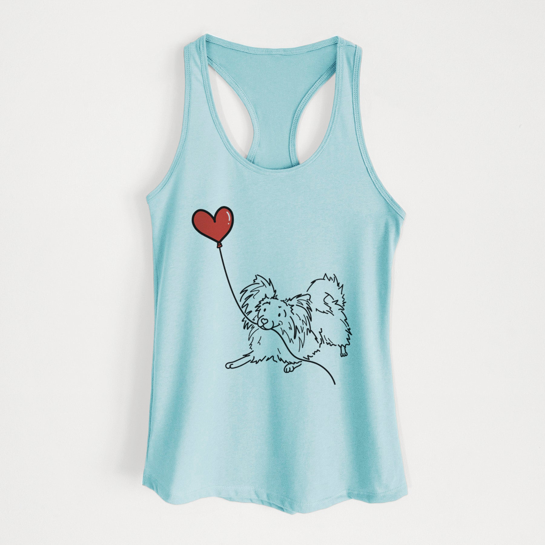 Papillon Heart String - Women's Racerback Tanktop