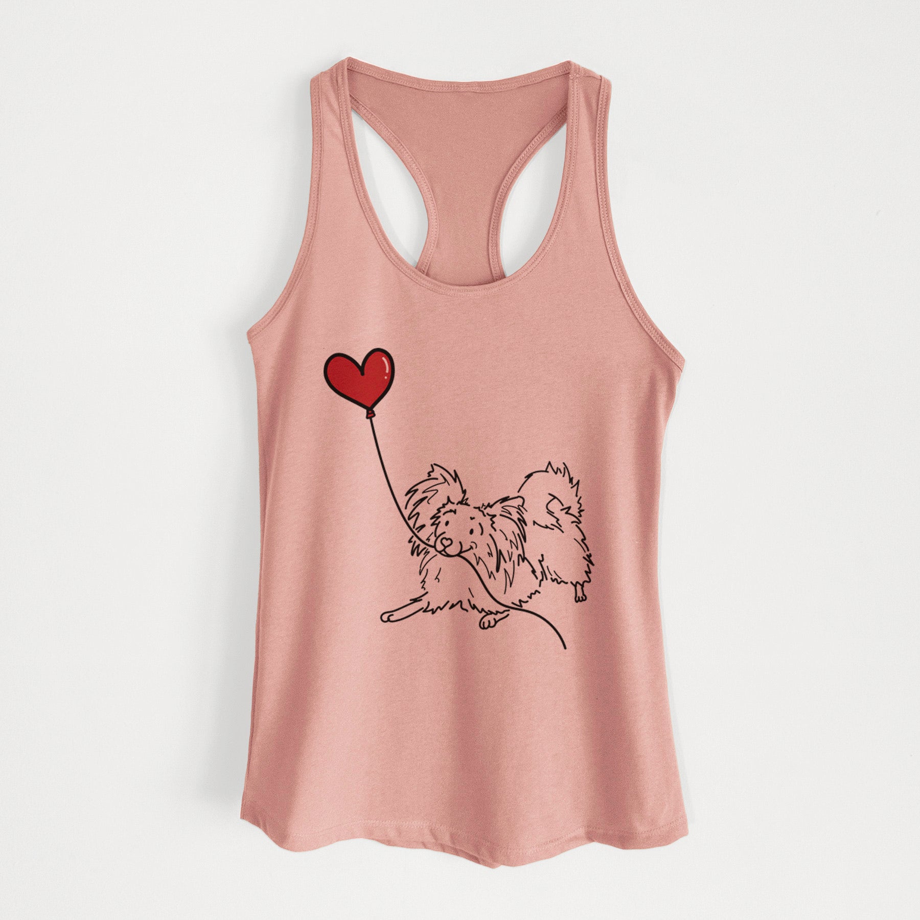 Papillon Heart String - Women's Racerback Tanktop