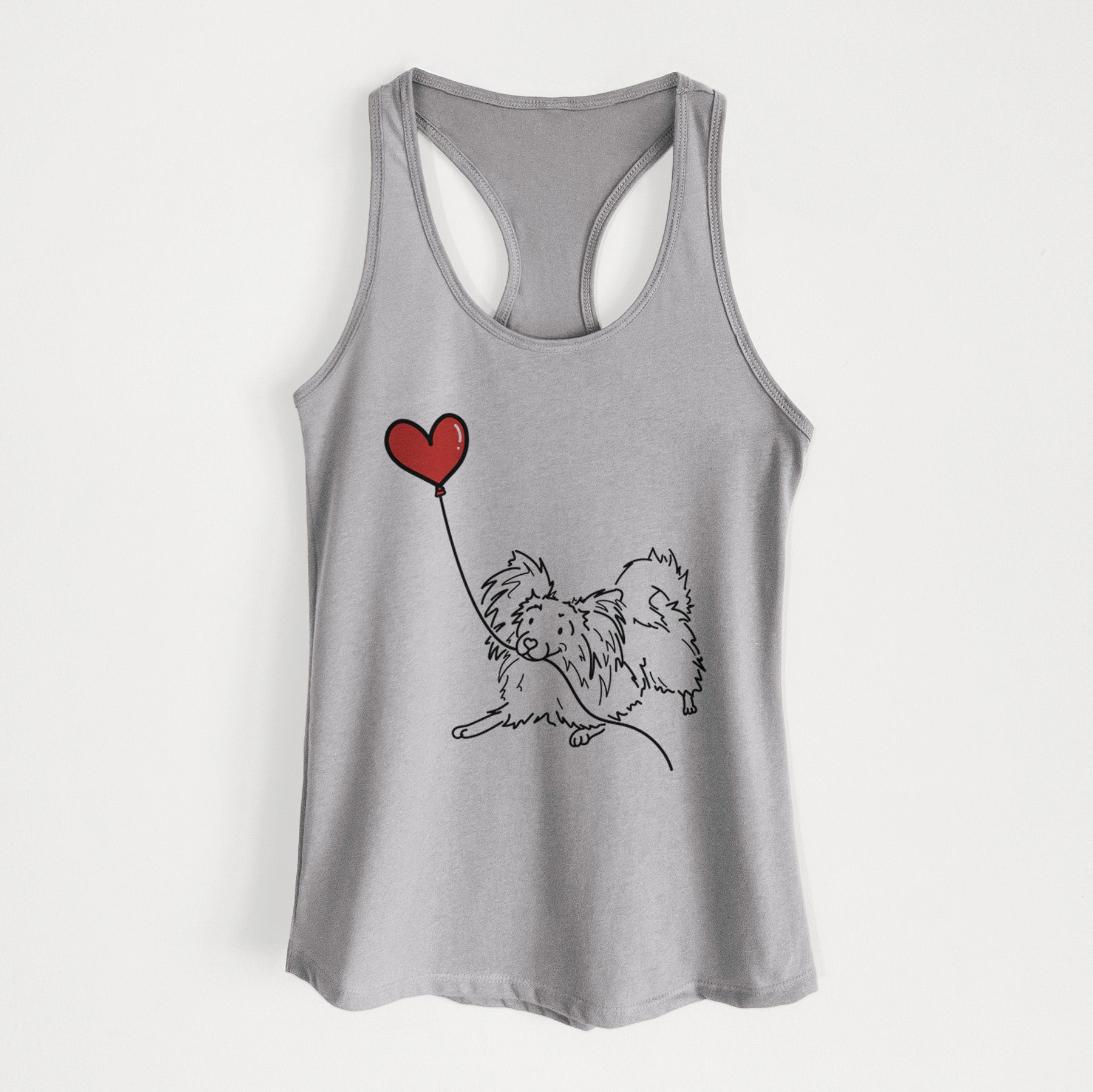 Papillon Heart String - Women's Racerback Tanktop