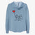 Papillon Heart String- Women's Cali Wave Zip-Up Sweatshirt