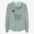 Papillon Heart String- Women's Cali Wave Zip-Up Sweatshirt