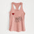 Pekingese Heart String - Women's Racerback Tanktop