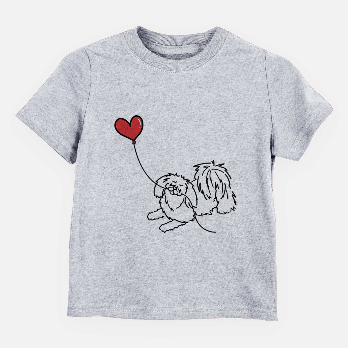 Pekingese Heart String - Kids/Youth/Toddler Shirt