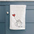 Persian Cat Heart String -  Decorative Hand Towel