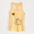 Persian Cat Heart String - Women's Racerback Tanktop