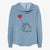 Persian Cat Heart String- Women's Cali Wave Zip-Up Sweatshirt