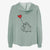 Persian Cat Heart String- Women's Cali Wave Zip-Up Sweatshirt