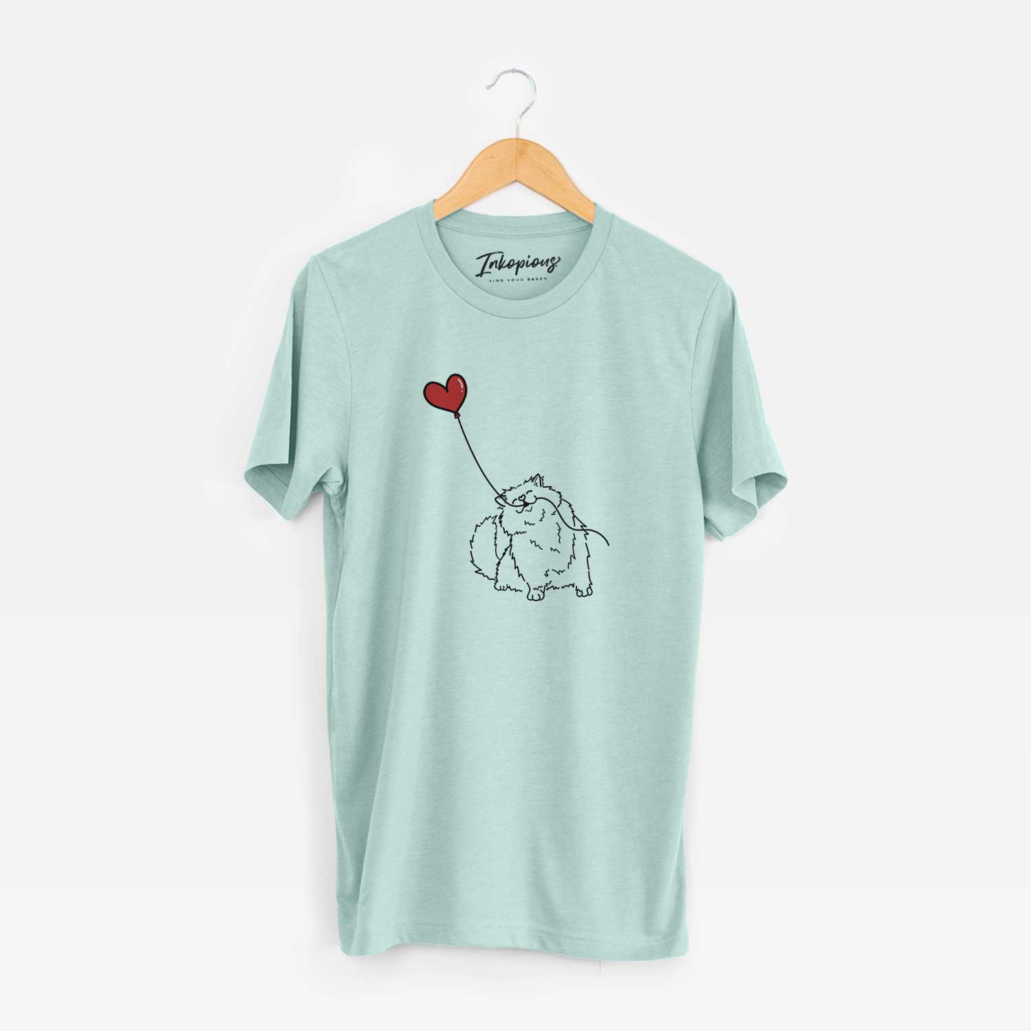 Persian Cat Heart String - Unisex Crewneck