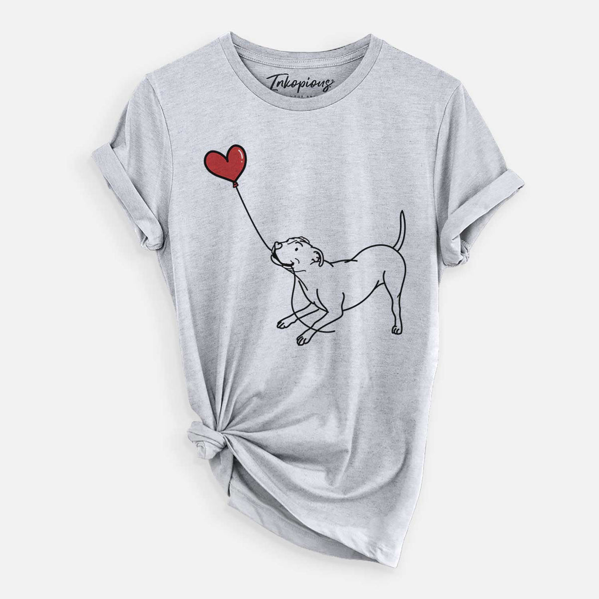 Pitbull Terrier Heart String - Unisex Crewneck