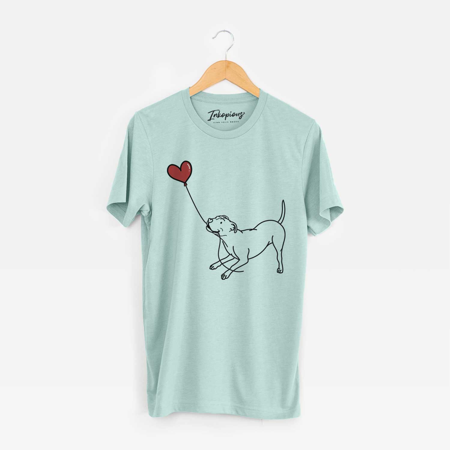 Pitbull Terrier Heart String - Unisex Crewneck