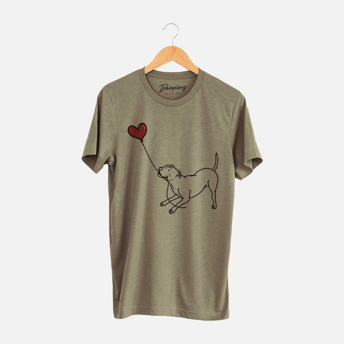 Pitbull Terrier Heart String - Unisex Crewneck