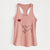 Pitbull Mix Heart String - Women's Racerback Tanktop