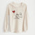 Pomeranian Heart String - Cali Wave Hooded Sweatshirt