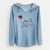 Pomeranian Heart String - Cali Wave Hooded Sweatshirt