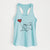 Pomeranian Heart String - Women's Racerback Tanktop