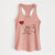 Pomeranian Heart String - Women's Racerback Tanktop