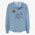 Pomeranian Heart String- Women's Cali Wave Zip-Up Sweatshirt