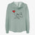 Pomeranian Heart String- Women's Cali Wave Zip-Up Sweatshirt