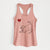 Standard Poodle Heart String - Women's Racerback Tanktop