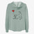 Standard Poodle Heart String- Women's Cali Wave Zip-Up Sweatshirt