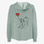 Puggle Heart String- Women's Cali Wave Zip-Up Sweatshirt